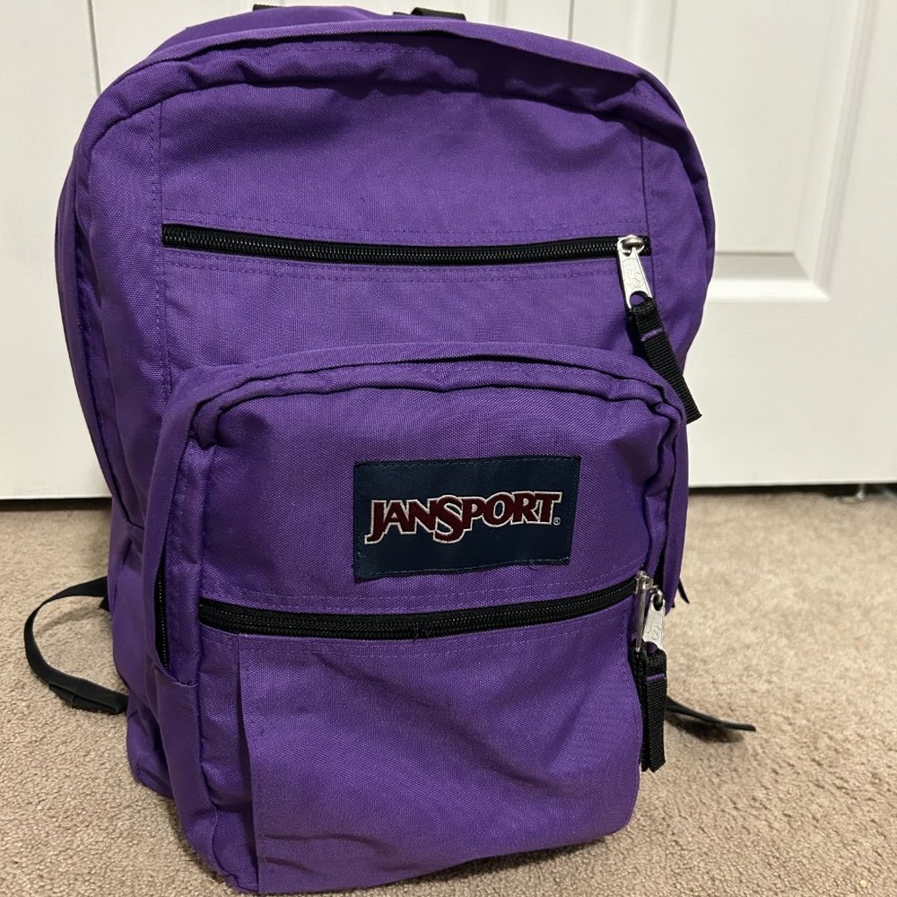 JanSport Big Student Backpack Purple